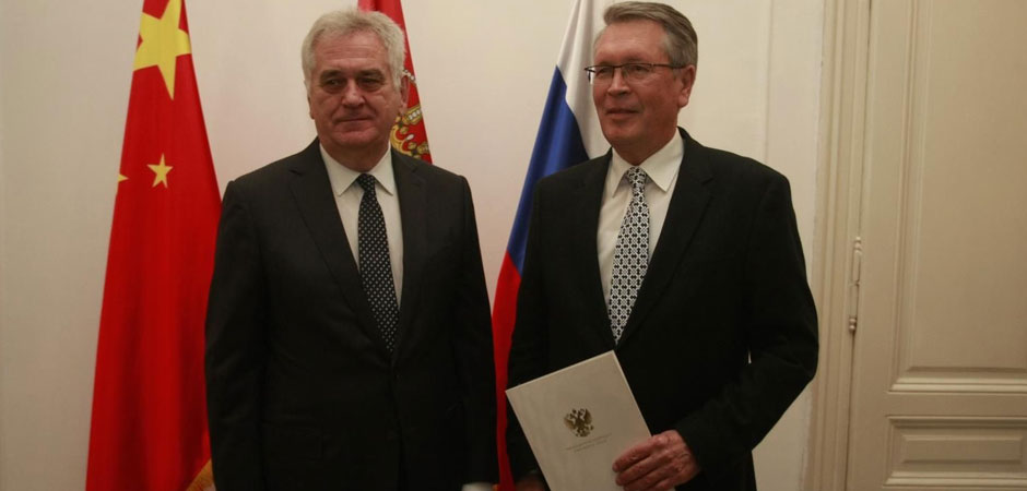 Council President Nikolić and Ambassador of Russia Chepurin discuss Foreign Minister Lavrov’s visit to Serbia