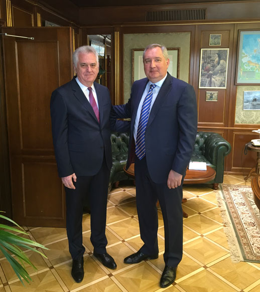 Moscow: Council President Nikolić meets Russia’s Deputy Prime Minister Dmitry Rogozin