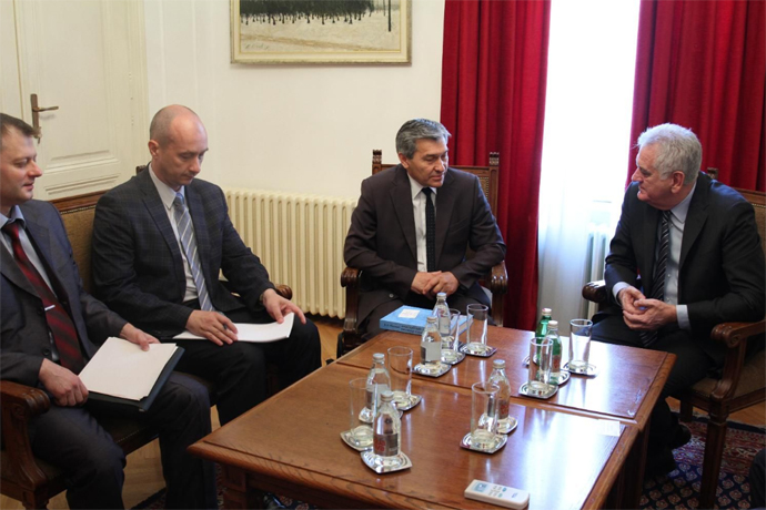 Council President Nikolić meets Nikolai Plotnikov