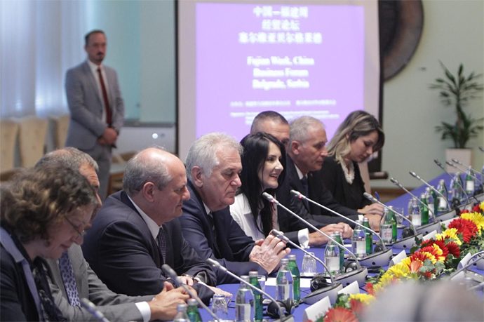  Council President Nikolić meets a delegation from Fujian led by Member of the Province’s CPC Standing Committee Liang Jianyong 